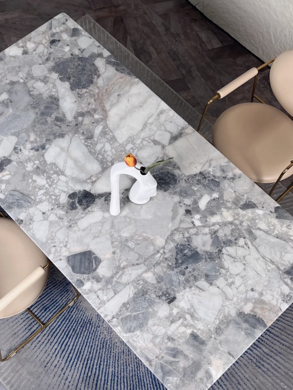 Oreo Grey Marble tables